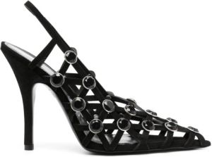 The Attico High Heel Sandals Zwart Dames