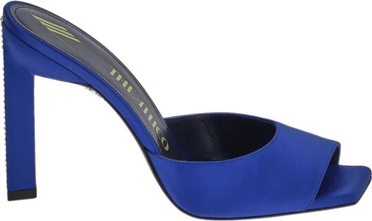 The Attico Kaia Mules Verhoog je schoenenspel Blue Dames