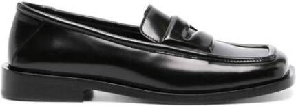The Attico Leren Loafers met Moc Stiksels
