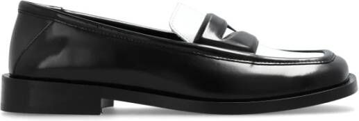 The Attico Leren schoenen Amanda Black Dames