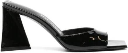The Attico Leren Vierkante Neus Instap Sandalen