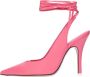 The Attico Hoge hakken venus slingback 115mm orange in roze - Thumbnail 6