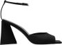 The Attico Casual Zwarte Sandalen met Middelhoge Hakken Black Dames - Thumbnail 1