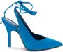 The Attico 014 Turquoise Venus Slingback Pumps Blue Dames - Thumbnail 5