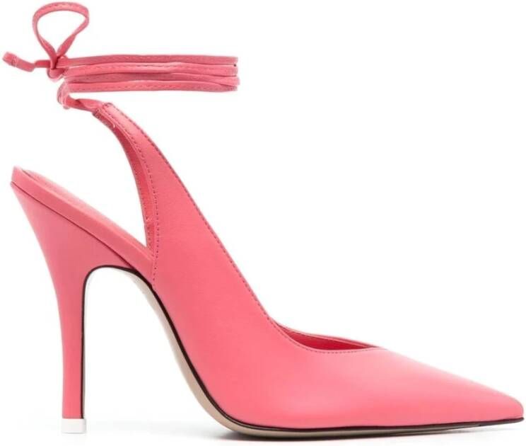 The Attico Hoge hakken venus slingback 115mm orange in roze