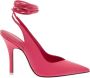 The Attico Hoge hakken venus slingback 115mm orange in roze - Thumbnail 1