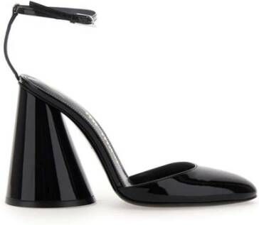 The Attico Hoge hakken slingback luz 105mm black in zwart