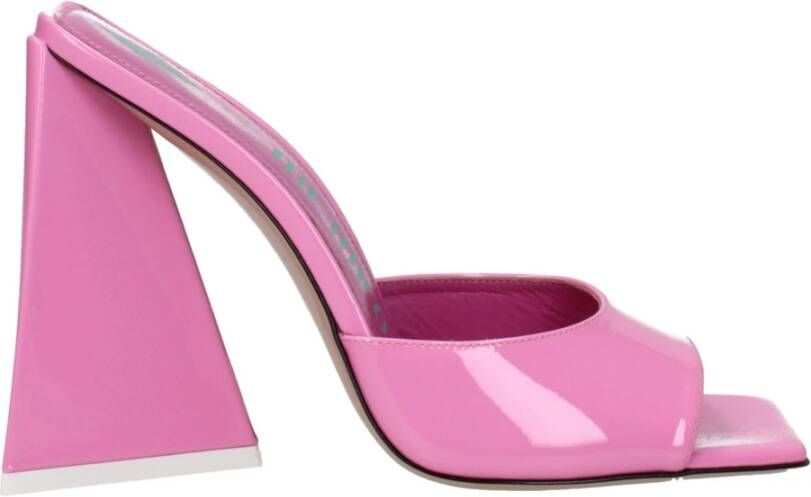 The Attico Devon heeled mules Pink Dames