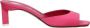 The Attico Roze Stof Mid Heel Sandalen - Thumbnail 1