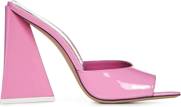 The Attico Devon heeled mules Pink Dames