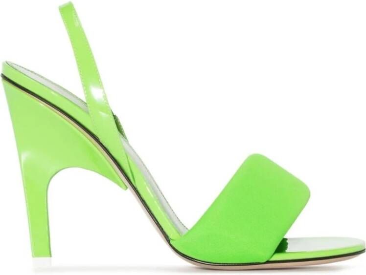 The Attico Sandals REM 136 Green Dames