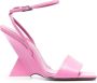 The Attico Roze Hoge Hak Sandalen Aw23 Pink Dames - Thumbnail 1