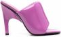 The Attico Hoge hakken mule rem 105mm pink in poeder roze - Thumbnail 6