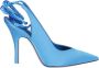 The Attico 014 Turquoise Venus Slingback Pumps Blue Dames - Thumbnail 2