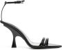 The Attico Zwarte Sandalen Ester Mismatch Stijl - Thumbnail 1