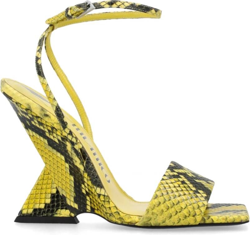 The Attico Shoes Yellow Dames