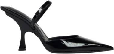 The Attico Stijlvolle Slingback Hakken Muiltjes Black Dames