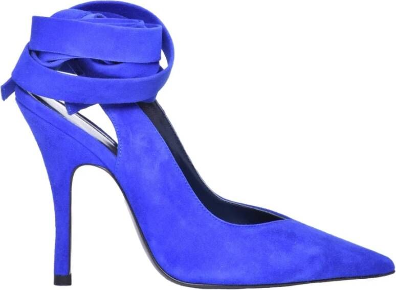 The Attico Suède Chanel Leren Schoenen met 11cm Hak