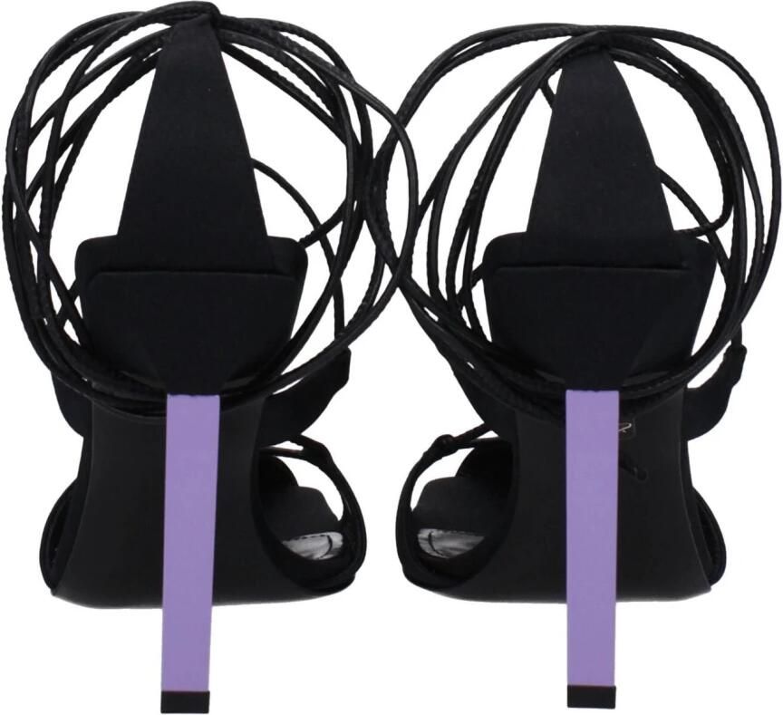 The Attico Adele sandalen met hak Zwart Dames