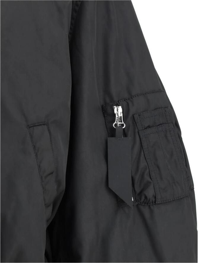 The Attico Bomberjack met ribgebreide boorden en rits