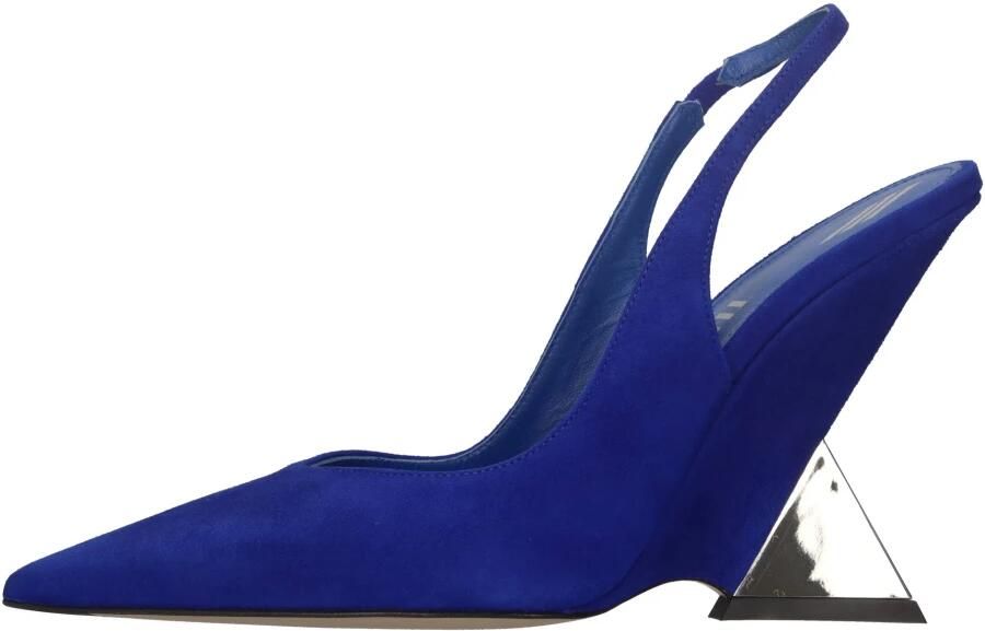 The Attico Cheope 105 Suede Slingback Pomp