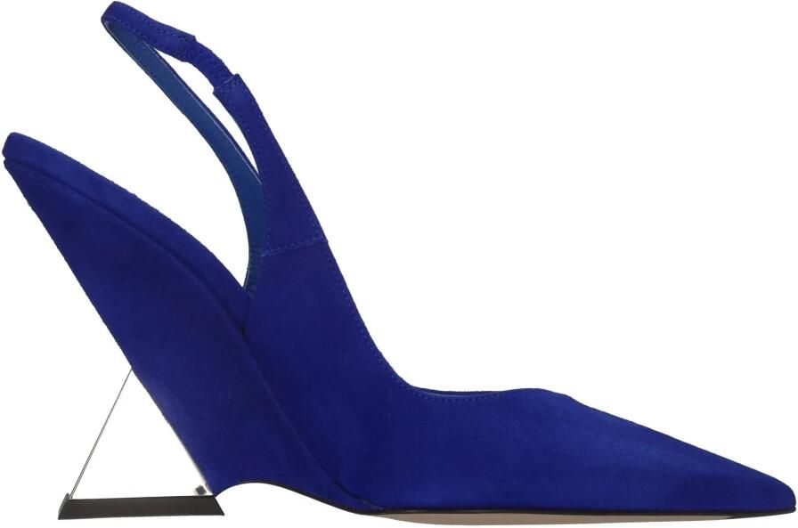 The Attico Cheope 105 Suede Slingback Pomp - Foto 2