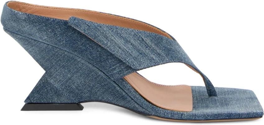The Attico Cheope Wedge Teenslippers