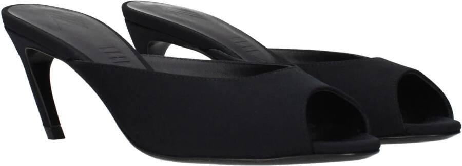 The Attico Platte sandalen van stof - Foto 4