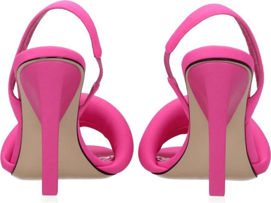 The Attico Fabric Stiletto Hak Sandalen