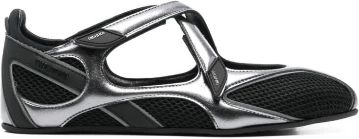 The Attico 'Floor 01' Ballet Flats in zwart