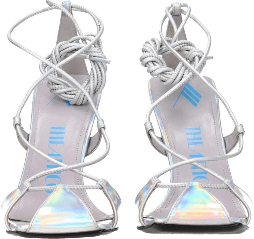 The Attico Adele Veterschoen met 105mm Hak Gray Dames