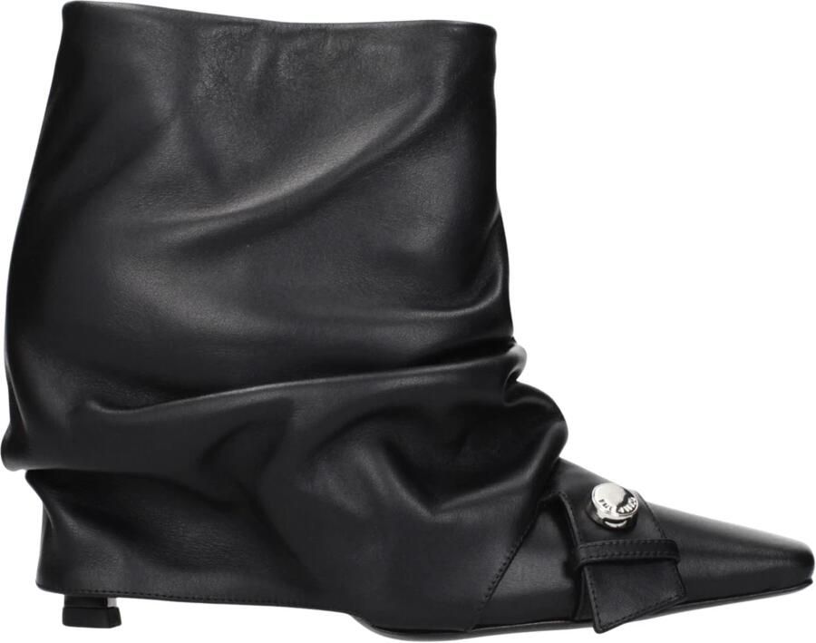 The Attico Zwarte Laarzen voor een Stijlvolle Look Black Dames