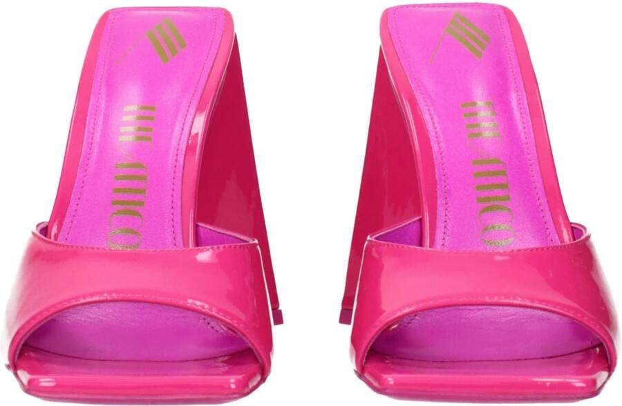 The Attico Fuchsia Leren Plateau Sandalen - Foto 2