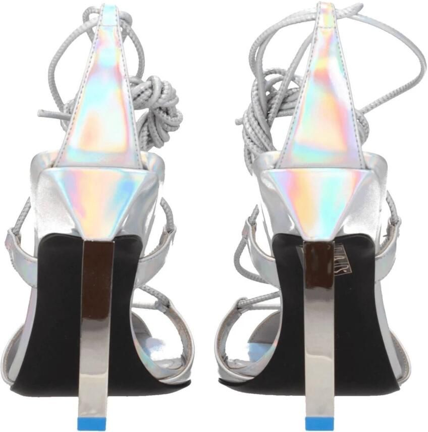 The Attico Adele Veterschoen met 105mm Hak Gray Dames