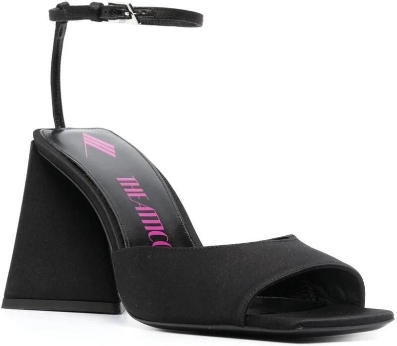 The Attico Piper Square Toe Satijnen Sandalen