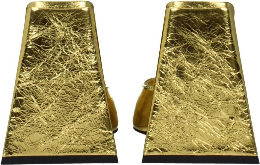 The Attico Devon Hak Sandalen Yellow Dames