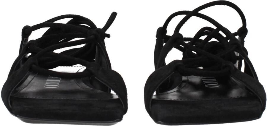 The Attico Sandalen "Cross Sandals" – Black in zwart - Foto 2