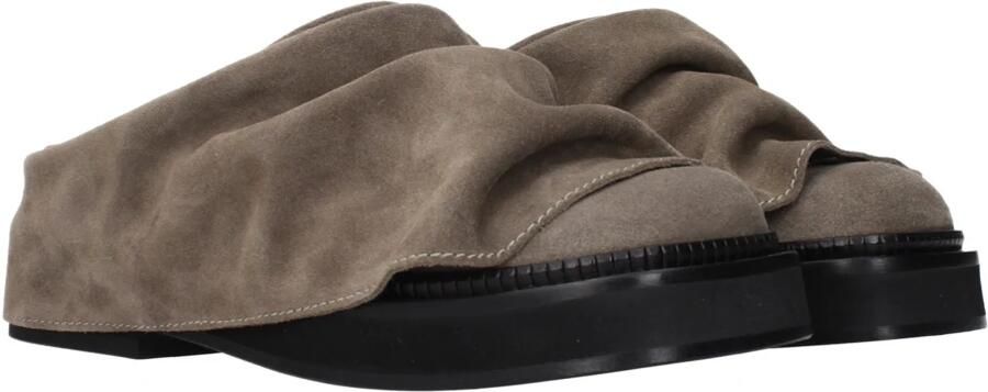 The Attico Slippers & Mules "Mini Robin" Mules – Taupe Suede in beige - Foto 4