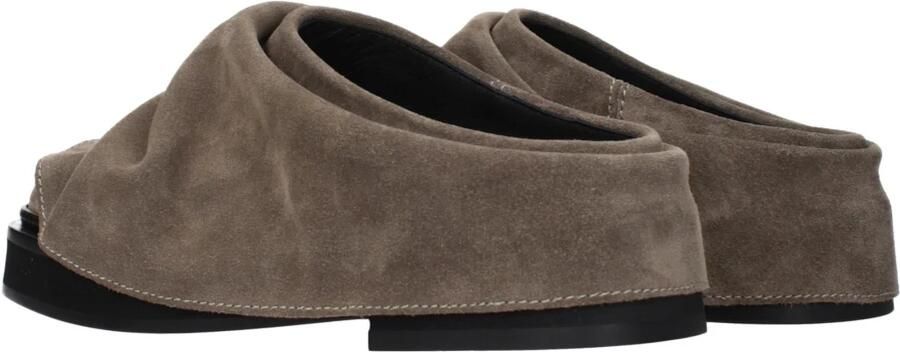 The Attico Slippers & Mules "Mini Robin" Mules – Taupe Suede in beige - Foto 5
