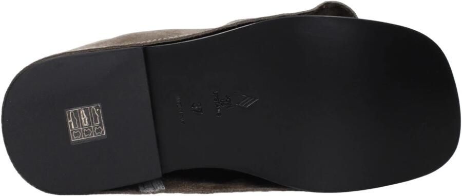 The Attico Slippers & Mules "Mini Robin" Mules – Taupe Suede in beige - Foto 3