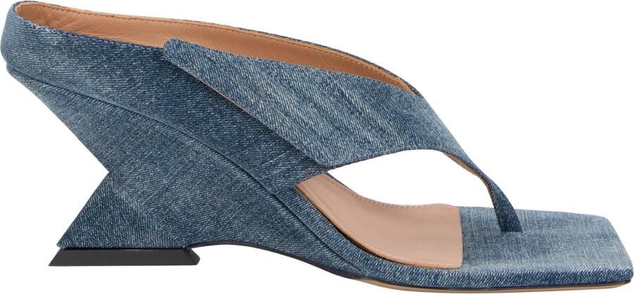 The Attico Sandalen met onregelmatige hak