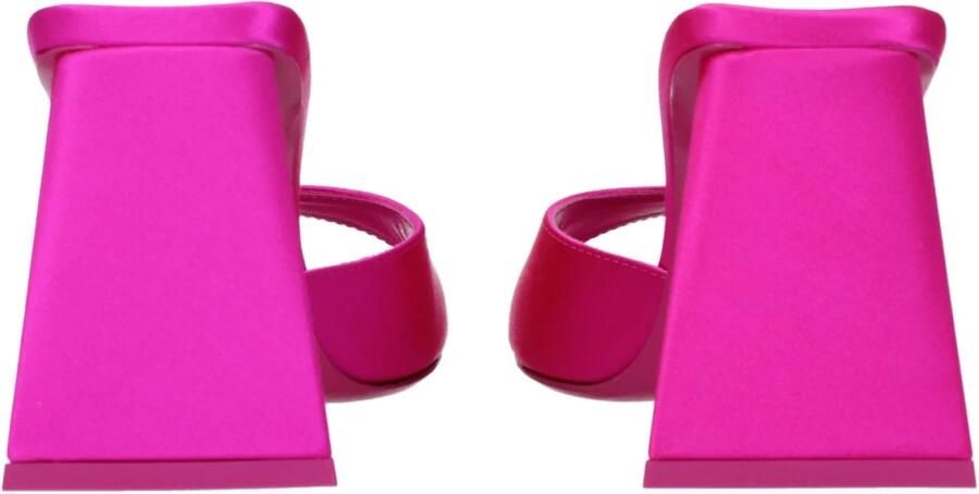 The Attico Fuchsia Satijnen Instappers Hakken Pink Dames