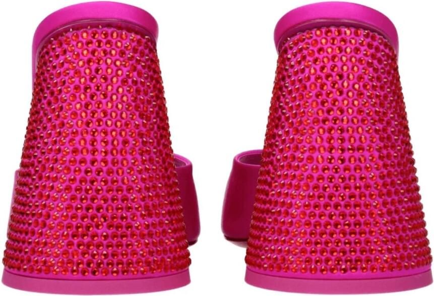 The Attico Satijnen Sandalen met Plateauzool - Foto 2