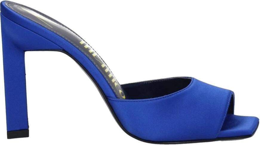 The Attico Satijnen Sandalen met Stilettohak - Foto 2