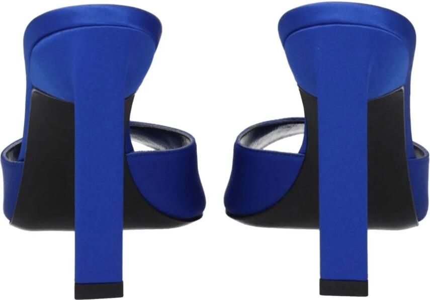 The Attico Satijnen Sandalen met Stilettohak