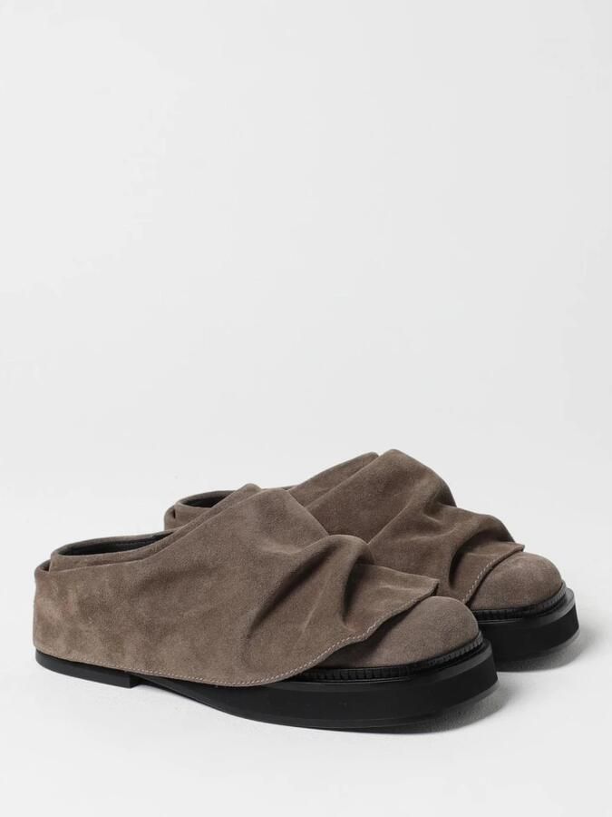 The Attico Suède Muiltjes Sandalen