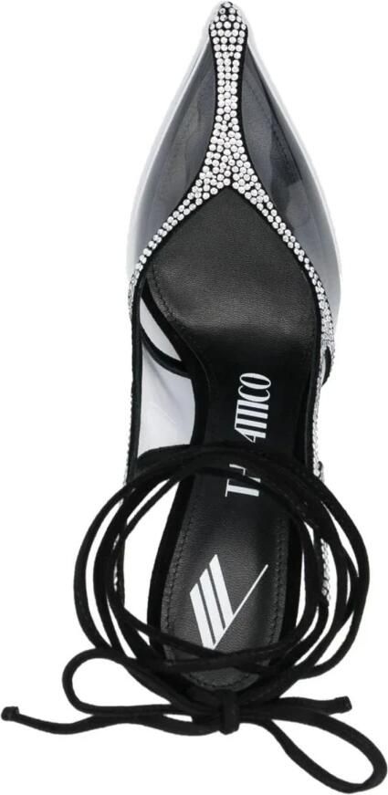 The Attico Zwarte Slingback Pumps met Strass Details - Foto 2