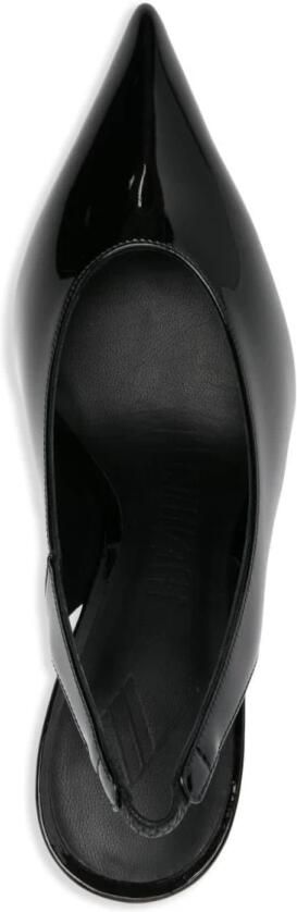 The Attico Zwarte Ballerina's Elegant Veelzijdig Chic Design