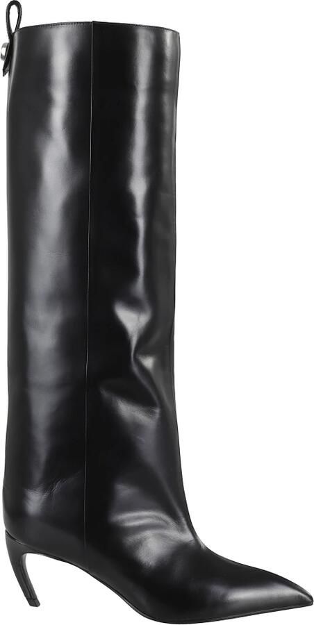 The Attico Zwarte Leren Kniehoge Laarzen - Foto 2
