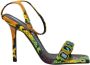 The Attico Vintage Leren Hoge Hak Sandalen met Stenen - Thumbnail 1